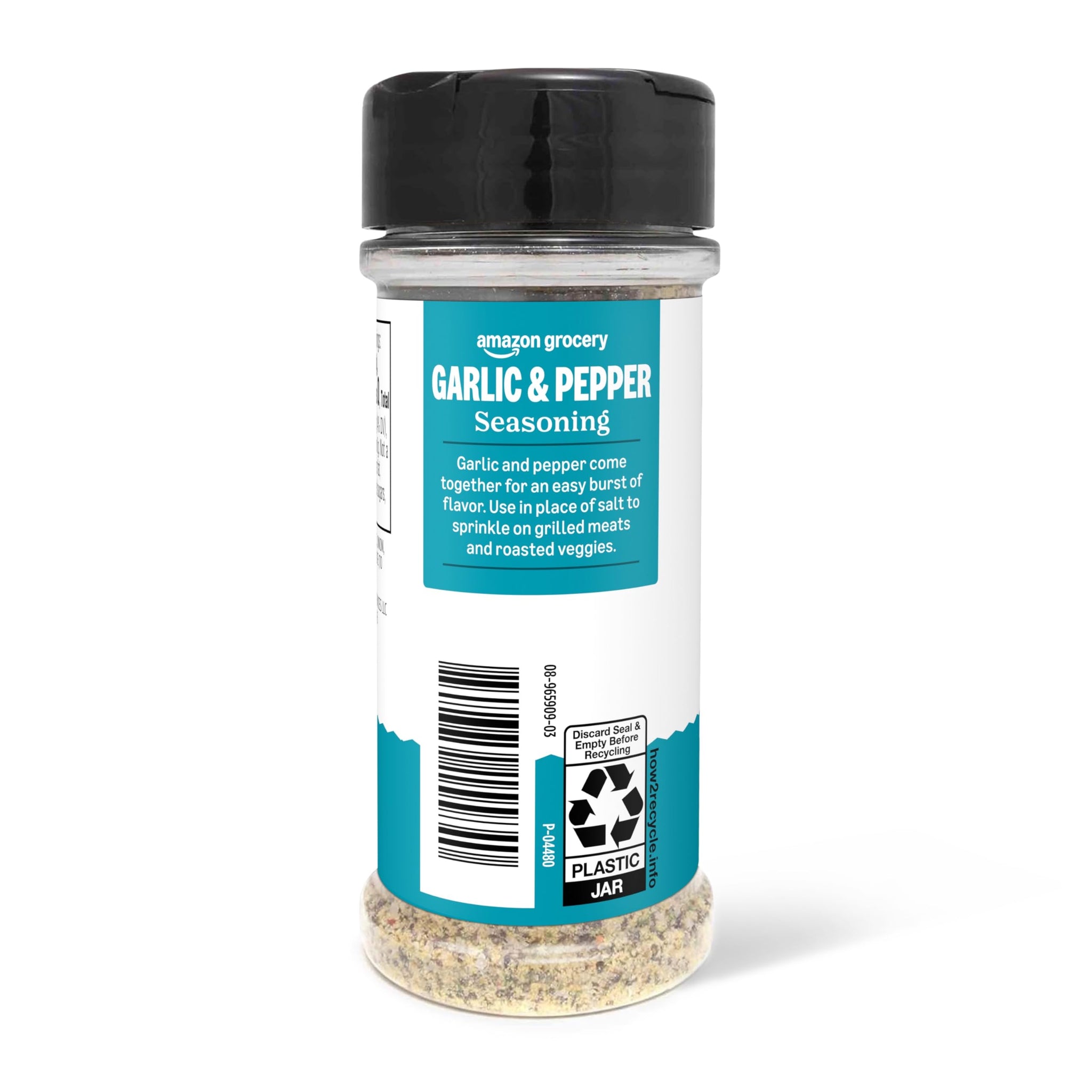 Amazon Grocery, Garlic & Pepper Seasoning, 4 Oz (Previously Happy Belly, Packaging May Vary)