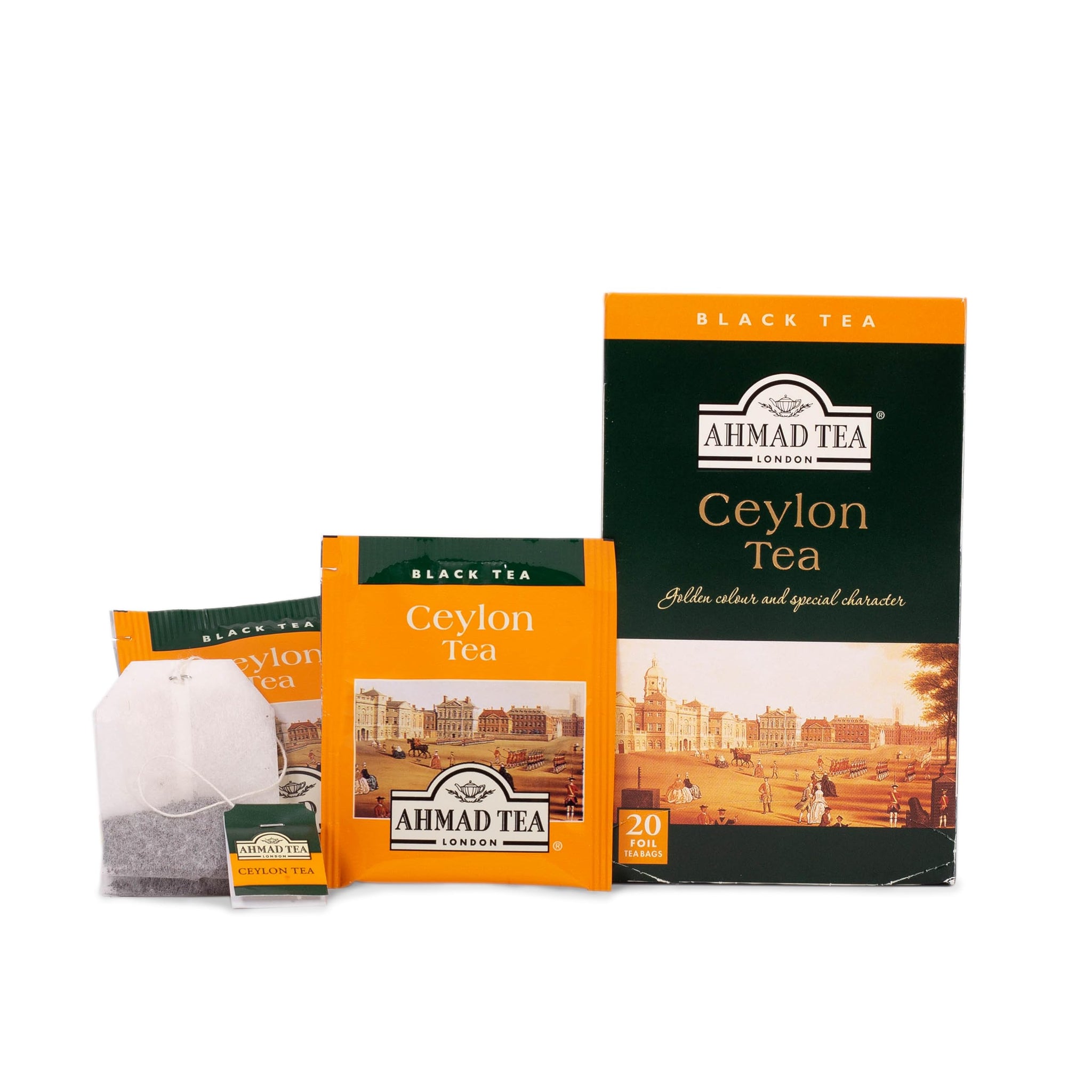 Ahmad Tea Ceylon Tea, 20-Count Boxes (Pack of 6)