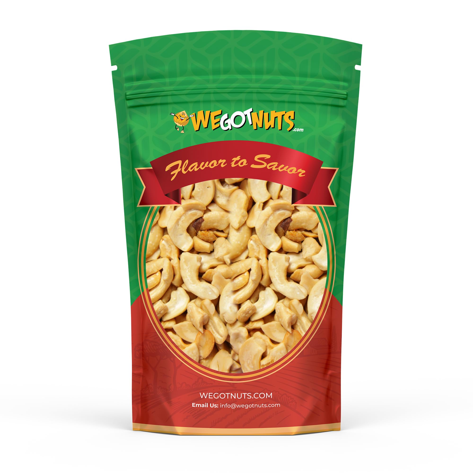 We Got Nuts Raw Cashew Pieces, Unsalted and Unroasted, for Cashew Milk, Cheese, and Butter, 3 lb Resealable Bag