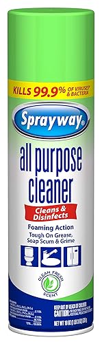 Sprayway All Purpose Disinfectant Cleaner, Foaming Action, 19 Ounce