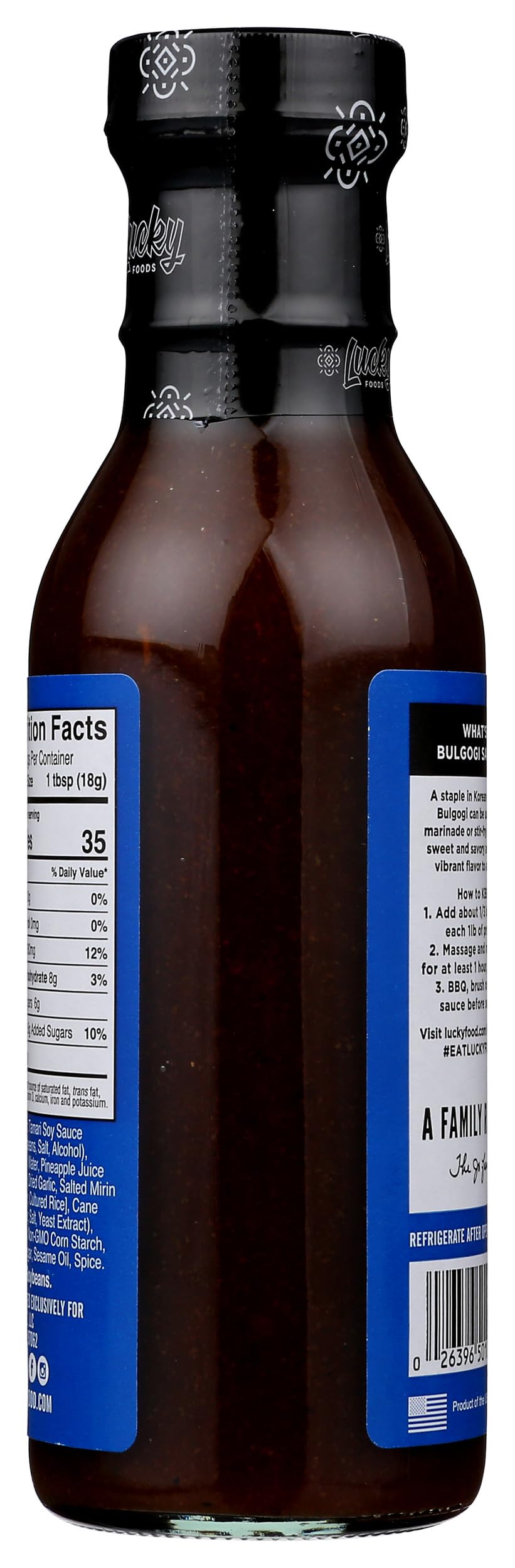 Lucky Foods, Korean BBQ Bulgogi Sauce, 13.2 Ounce