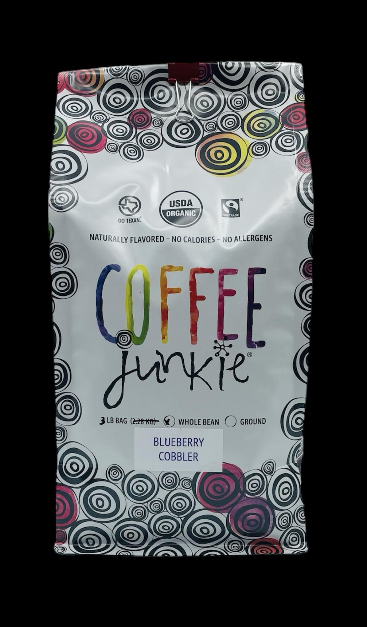Coffee Junkie-Blueberry Cobbler Coffee-3lb Whole Bean Coffee