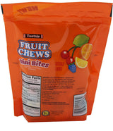 Tootsie Fruit Chews Mini Bites Candy Coated, 9 oz