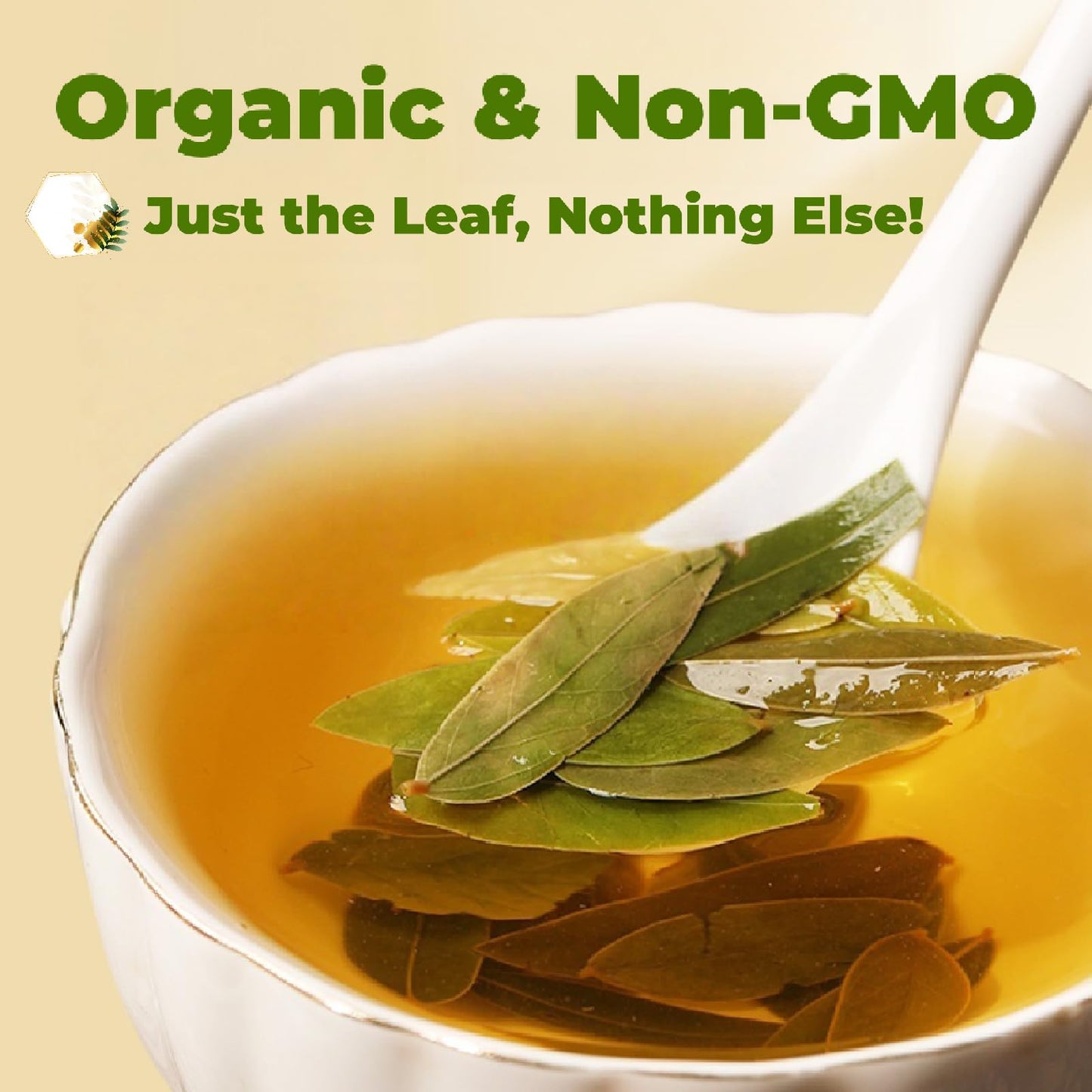 5.29oz Premium Senna Leaf, Cut & Sifted Plant-Based Tea, Bottle Packing, No Additives Pure Senna Leaves for Steeping Hot or Iced Tea?3-5 mins Steeping