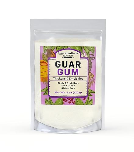 Unpretentious Baker Guar Gum, 6 oz, Gluten-Free Baking, Food Thickener & Binder, Resealable Bag