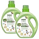WBM Care Liquid Baby Laundry Detergent, 100 Loads | 68 oz | Gentle formula designed for baby clothes, ensuring effective cleaning and care