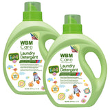WBM Care Liquid Baby Laundry Detergent, 100 Loads | 68 oz | Gentle formula designed for baby clothes, ensuring effective cleaning and care