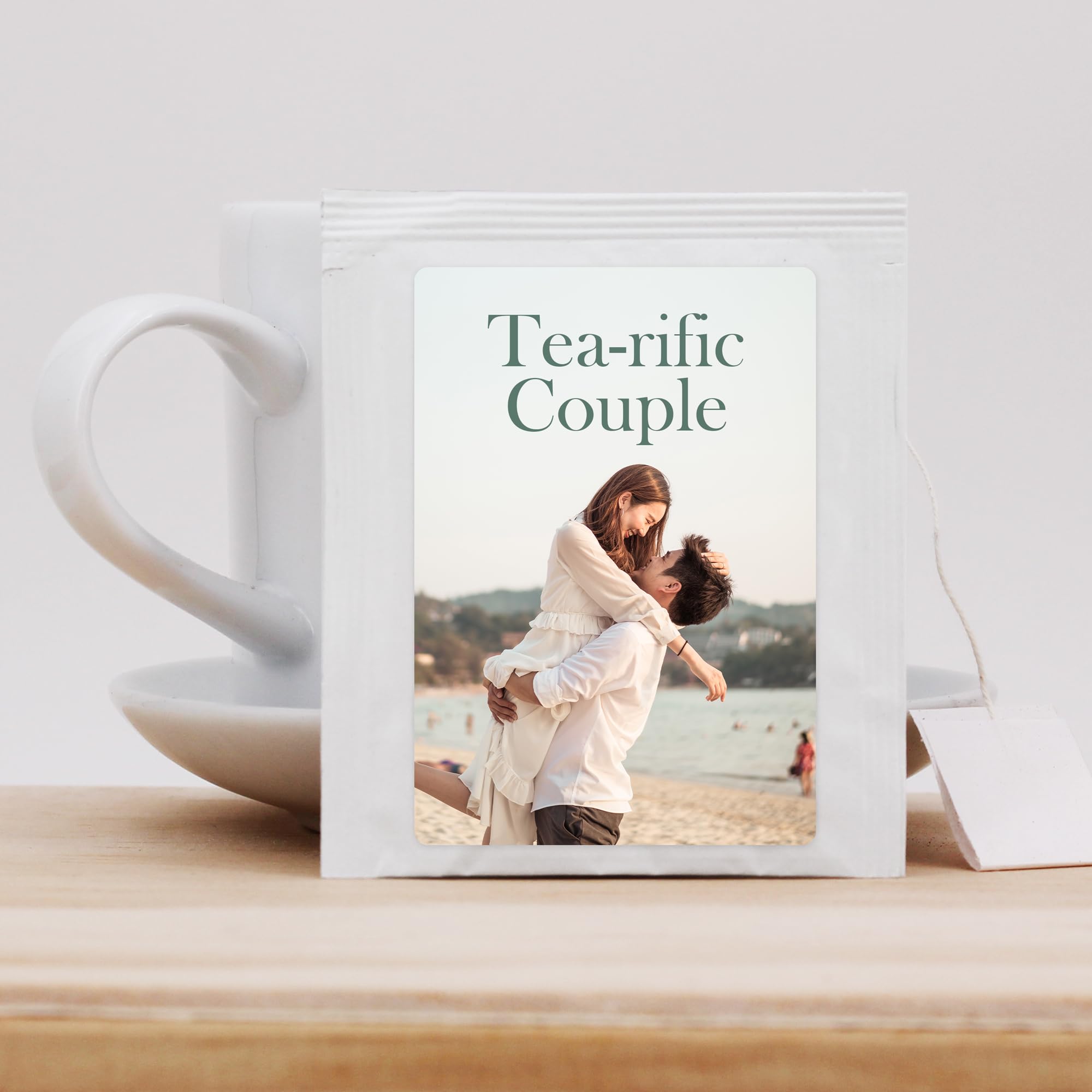 Personalized Tea Bags, Tea Wedding Favors, Bridal Shower Favors, Baby Shower Favors (Set of 30)