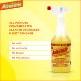La's Totally Awesome All Purpose Cleaner, 4-Pack (64 oz Each) - Concentrated Formula, Degreaser, and Multipurpose Cleaner - Heavy Duty Bulk Cleaning