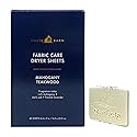 Bath & Body Works Mahogany Teakwood Fabric Care Dryer Sheets - Box of 40 sheets - with a Natural Oats Sample Soap