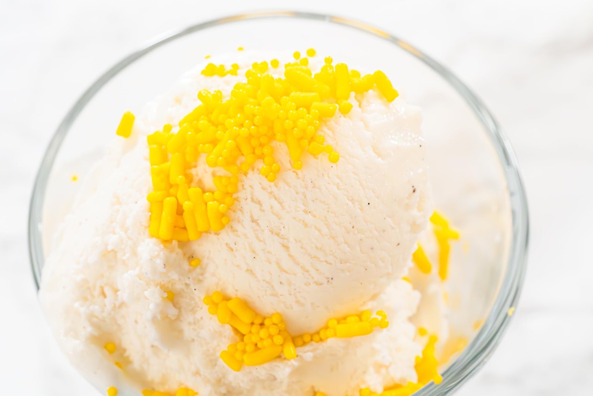 Bakerpan Yellow Nonpareils Sprinkles - 7 Ounces Yellow Sprinkles for Cake Decorating - Edible Nonpareils for Cupcakes, Ice Cream, Cake Decorations