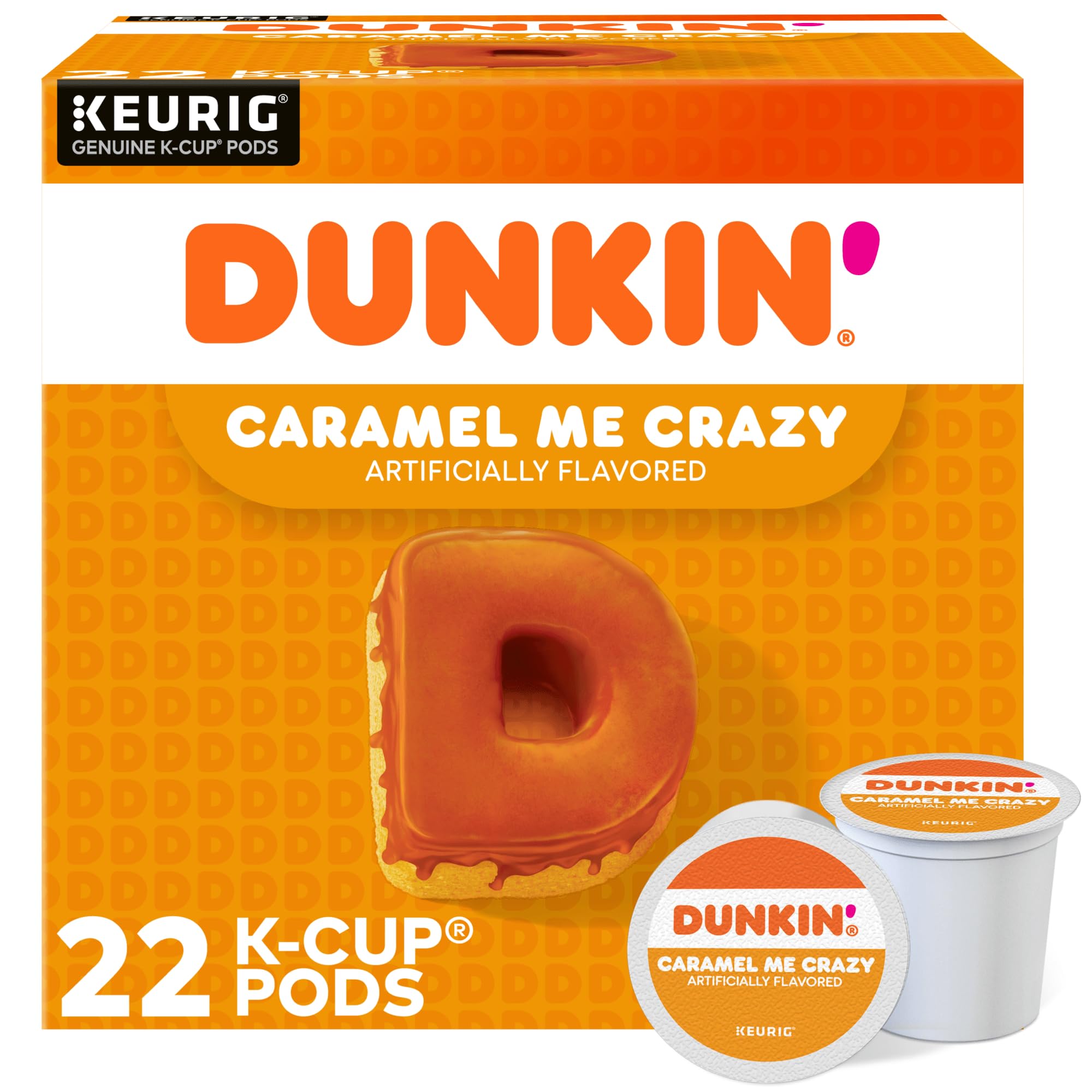 Dunkin' Bakery Series Caramel Coffee Cake Flavored Coffee, 22 Keurig K-Cup Pods