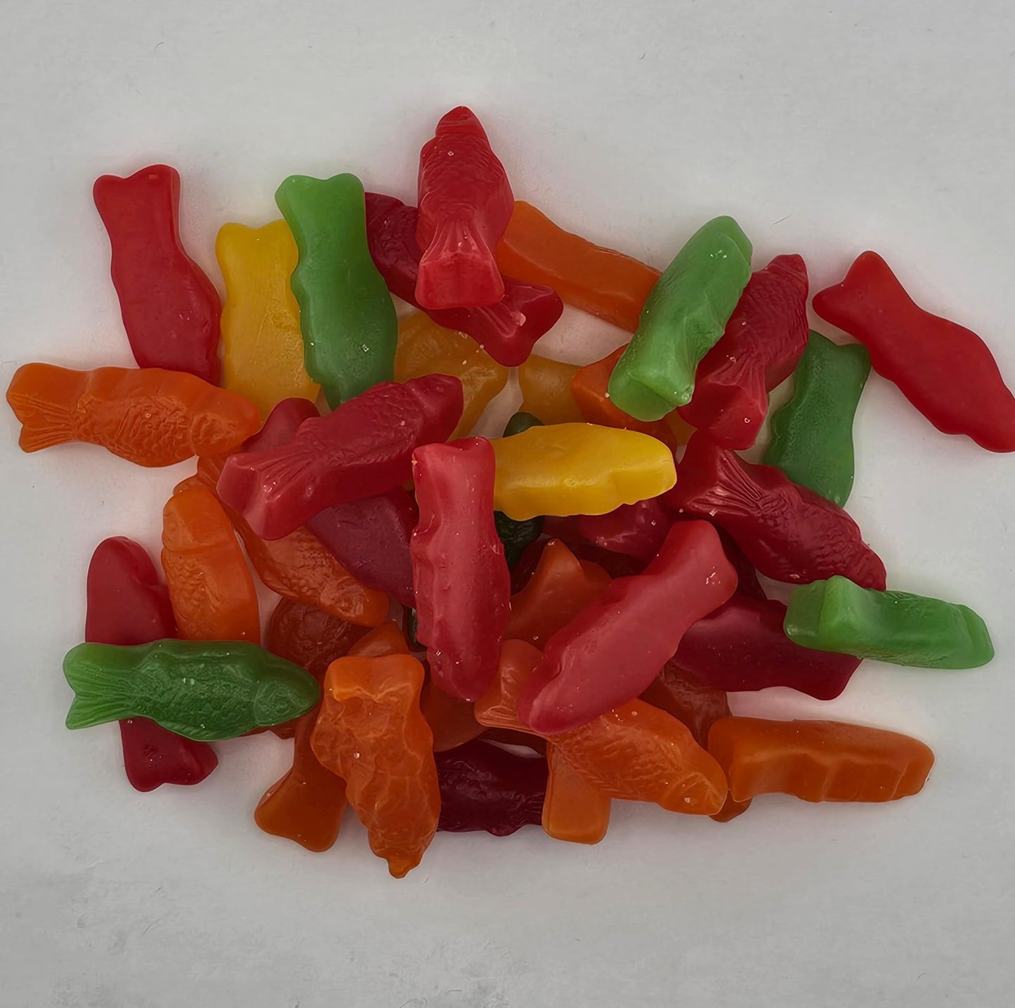 MiMa MiMa Assorted Gummy Candy - Fruity, Chewy Candy in Fun Shapes - Holiday Candy for Christmas Gifts & Stocking Stuffers- JuJu Fish 1lb