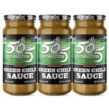 505 Southwestern Hatch Valley Mild Green Chile Sauce 16oz (Pack of 3, Green Chile Cooking Sauce-medium)