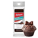 Bakerpan Premium Rolled Brown Fondant for Cake Decorating, Chocolate Flavor - 4.4 Ounces (Made in USA)