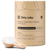 Dirty Labs | Probiotic Toilet Bowl Cleaner Powder | with Phytolase Bio Enzymes | 24 Doses | Septic-Safe, Biodegradable, Bleach-Free | Verdure Scent