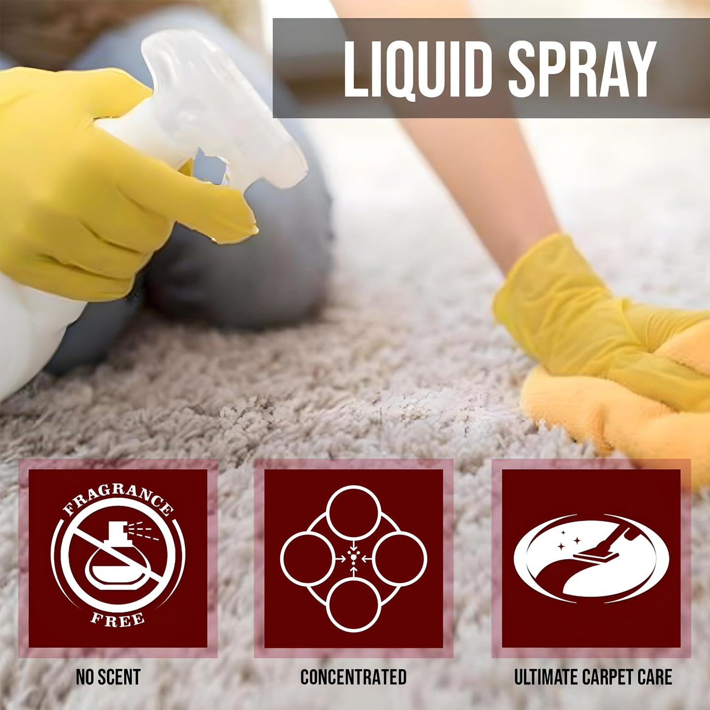 General Chemical Fabric Protector & Stain Shield - Ultra Concentrated Fabric Protector for Carpets, Rugs, Upholstery, Drapes & more - Carpet Stain