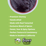 Sapo's Miches Chamoy Rim Dip - Tamarind Candy Sauce for Drinks, Micheladas & Cocktails, 8 oz (Strawberry)