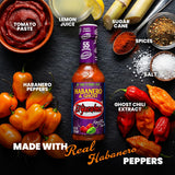 El Yucateco Habanero & Ghost Hot Sauce, Extremely Spicy, Authentic Mexican Chili Sauce, 4 fl oz (Pack of 1)