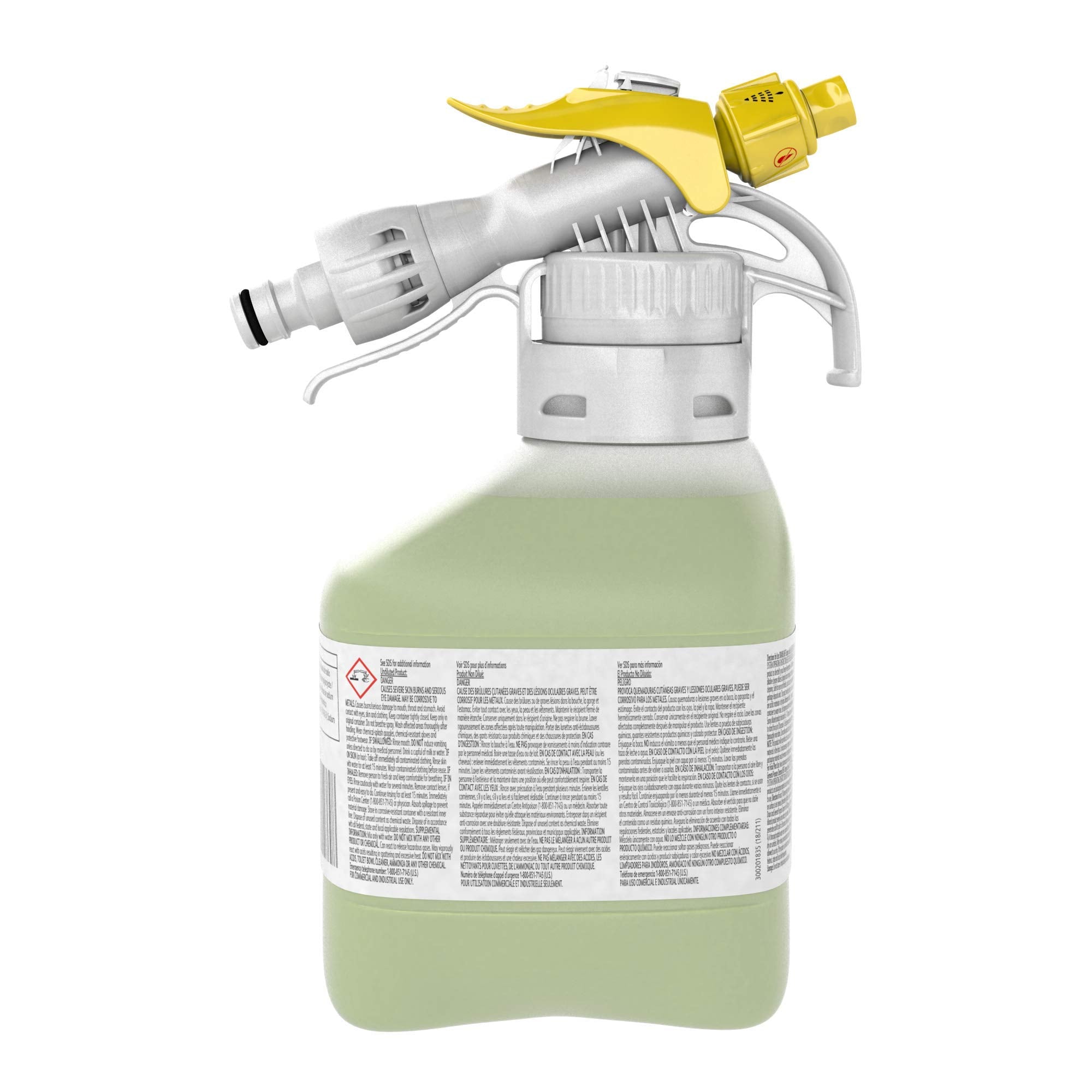 Diversey 94266308 SUMA ElimineX Foaming Drain & General Purpose Cleaner, Ready-to-Dispense (RTD) Spray, Concentrate, 1.5-Liter
