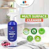 AcenWa Natural Multi-Surface Cleaner is an unscented spray that degreases, deodorizes, work on air fryer, dishe, microwave, stove, table, fridge