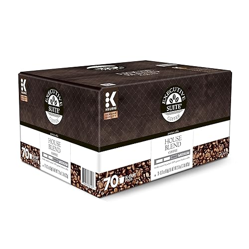Executive Suite House Blend Coffee Pods for Keurig K-Cup Brewers, Box of 70 Pods