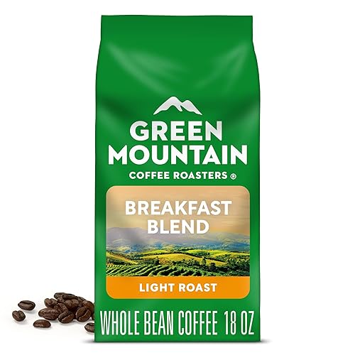 Green Mountain Coffee Roasters Breakfast Blend, Whole Bean Coffee, Bagged 18 oz