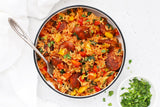 Dobesh Cajun Sausage Seasoning Mix with Cure, Authentic Louisiana Style Spice Blend for Homemade Smoked Sausage and Andouille, Great for Pork, Beef