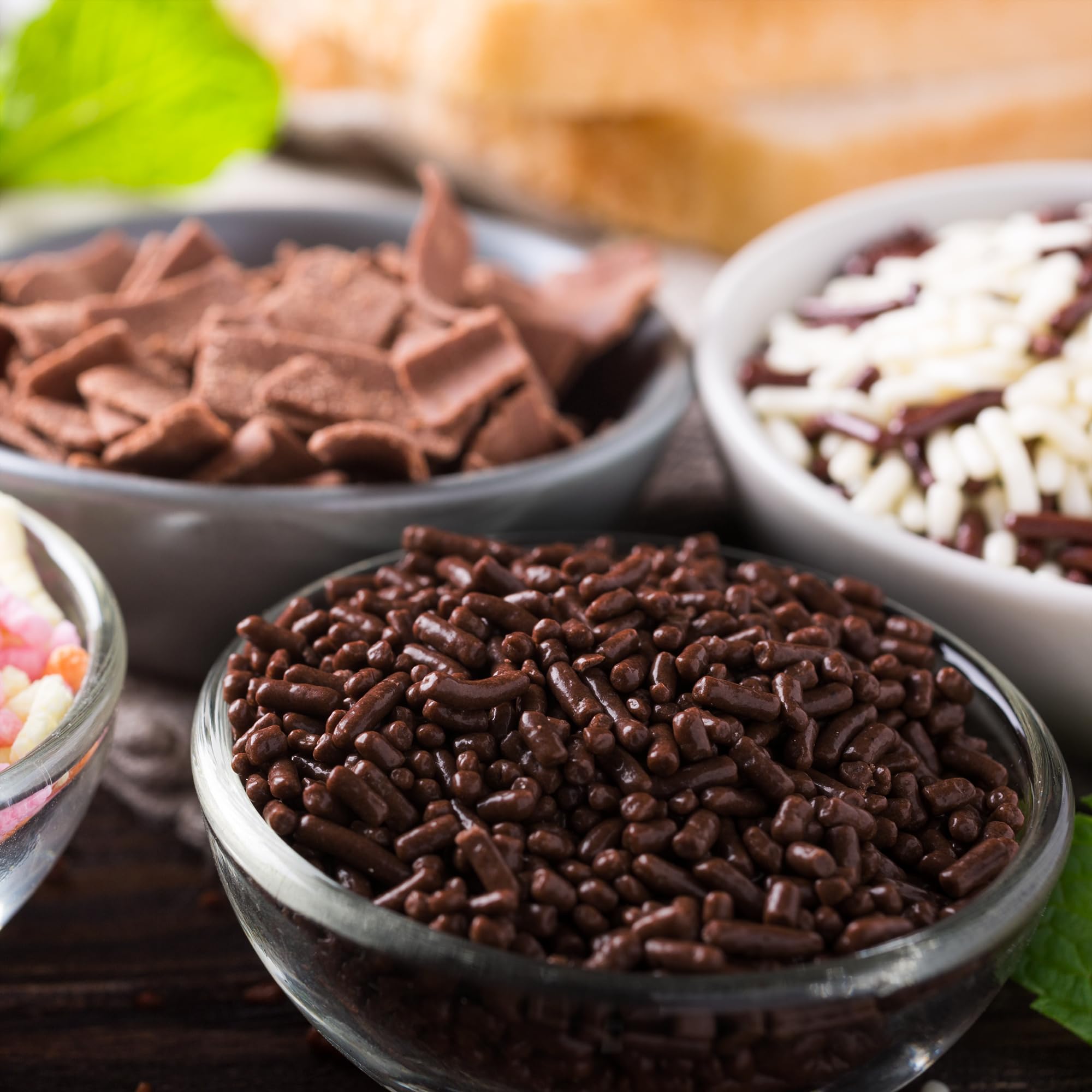 Birch & Meadow Brown Sprinkles, 12.8 oz, Decorative & Fun Topping