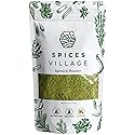 SPICES VILLAGE Dried Spinach Powder, 4 oz, Natural Ground Spinach Leafs, Whole Leaf Spinach Powder, Kosher, Gluten Free, Vegan, Non GMO, Resealable