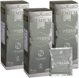 3 Boxes ORGANO Café Supreme, 100% Ganoderma Lucidum with Ginseng (60 Sachets)