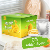 Mango Chips Crispy Freeze Dried Mango Slices, No Sugar Added Dried Fruit Snacks, Healthy Vegan Snacks for Kids & Adults, Lunch Box, Travel, Office