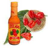 D'ELidas Habanero Hot Sauce, Natural Habanero Pepper Hot Sauce, Chombo Picante Sauce #1 in Panama, Non-GMO, Keto Friendly Food Habanero Sauce, 5 Fl Oz