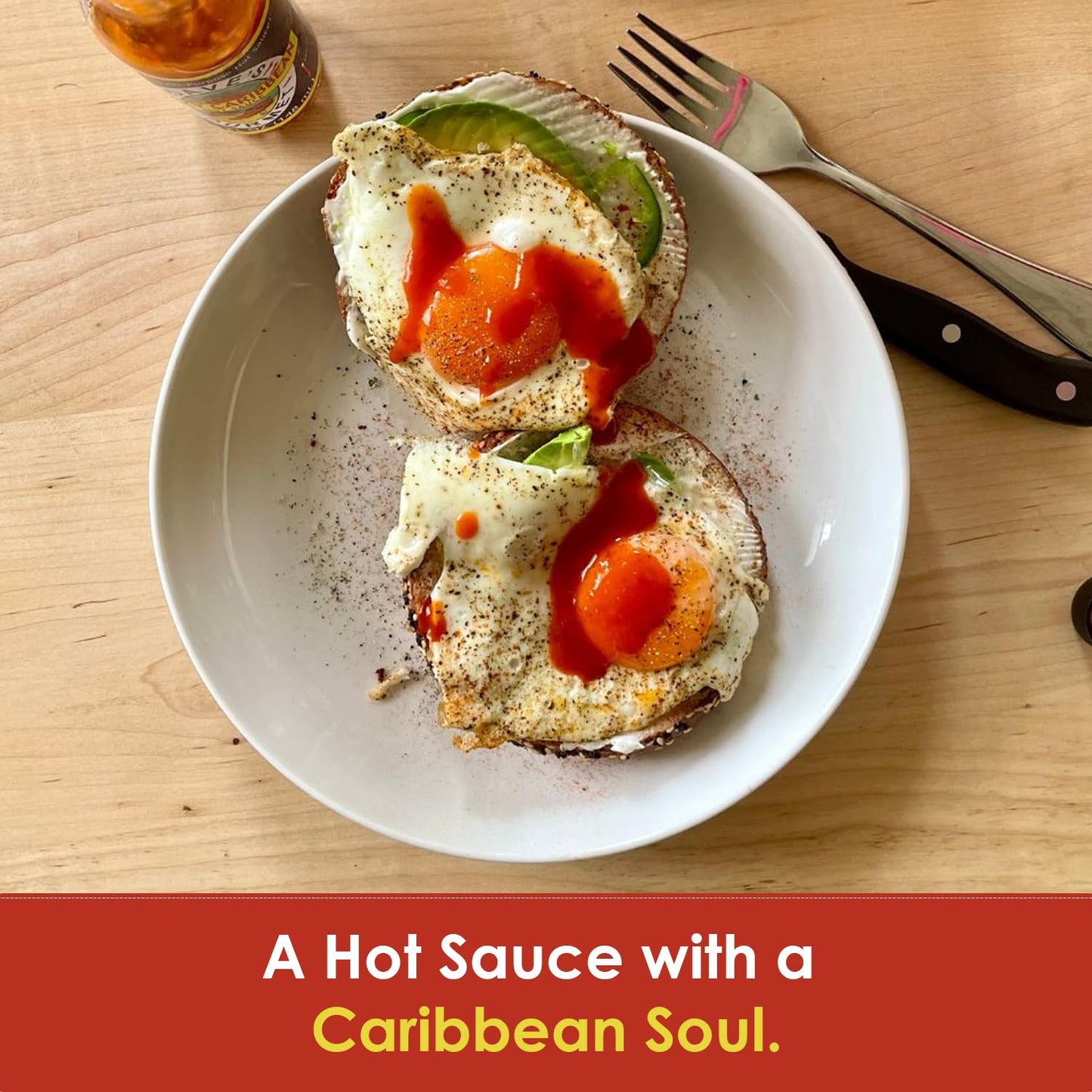 Dave's Gourmet Crazy Caribbean Hot Sauce - Habanero & Tabasco Pepper Blend - Great for Wings, Seafood & Fried Foods - Caribbean Hot Sauce - 5oz Bottle