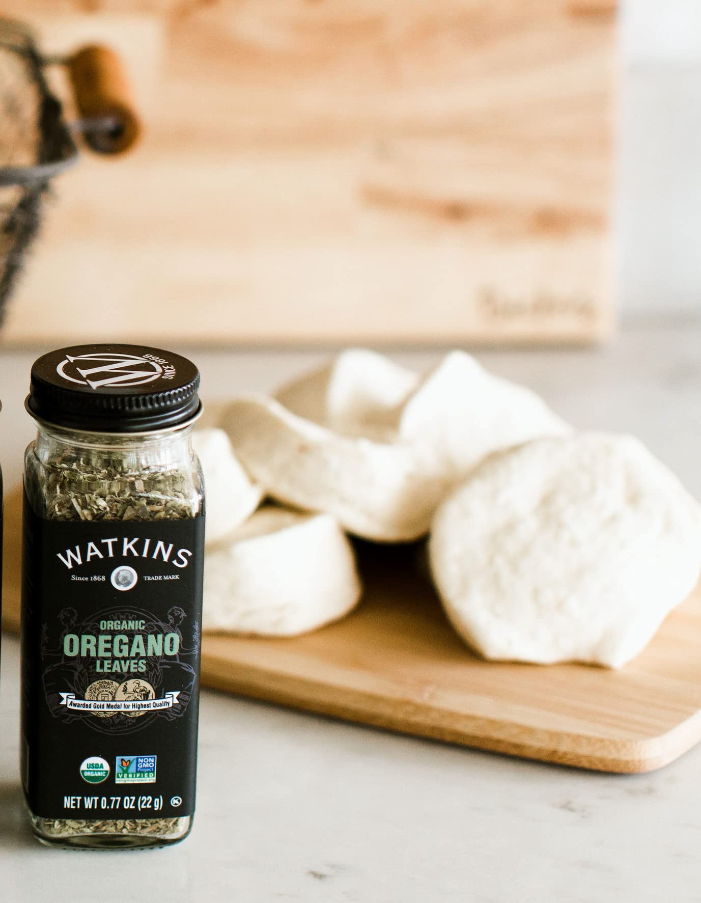 Watkins Gourmet Organic Spice Jar, Oregano Leaves, 0.67 Ounce