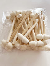 Daihellenstone 20 Pieces Wooden Hammers for breaking chocolate hearts,Easter Eggs,chocolate bombs