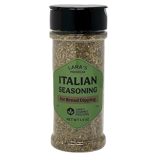 Lara's Italian Seasoning for Bread Dipping - Premium Seasoning Spice Blend - Restaurant Style Gourmet Spice Mix - Bread Dipping Seasoning Mix