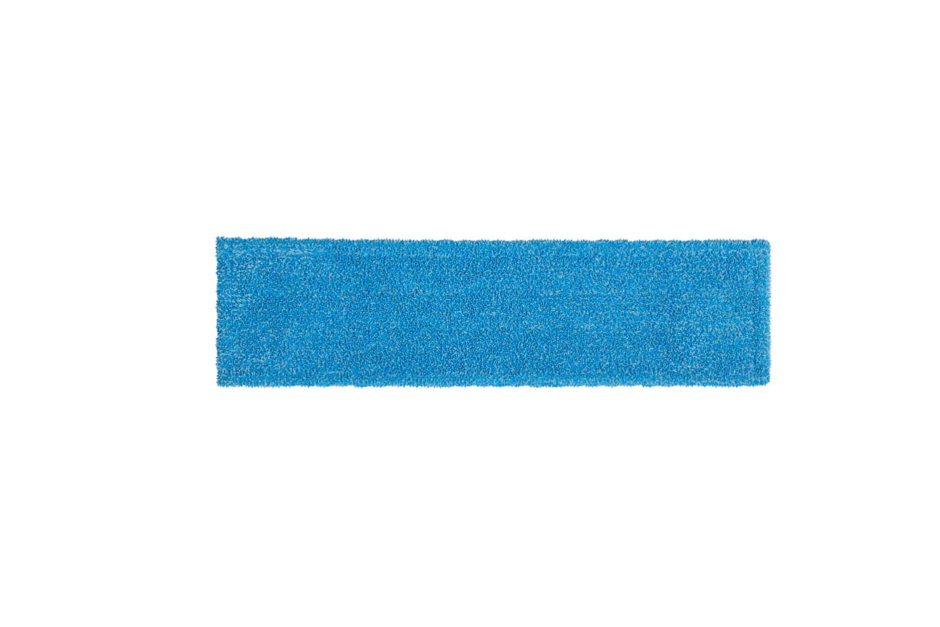 Rubbermaid Commercial Products 18 inch Adaptable Flat Mop Microfiber Pad, Blue, for Janitorial/Professional Cleaners and Light-Duty Cleaning/Mopping