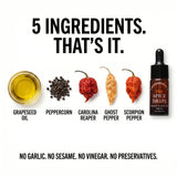 The Spice Drops Ultra-Concentrated Chili Oil - Precision Dropper - 0.5 oz