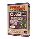 Sun God Medicinals Organic Hercules Herbal Tea - Muscle Support - Caffine Free, Brew Hot or Iced (2 oz Loose Leaf, 28 Servings)
