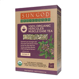 Sun God Medicinals Organic Hercules Herbal Tea - Muscle Support - Caffine Free, Brew Hot or Iced (2 oz Loose Leaf, 28 Servings)