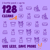 Originally Yellow Lavender White Vinegar For Cleaning Purpose | USA Made All Purpose Cleaner | Use as Glass, Kitchen & Floor Cleaner | Plant Derived