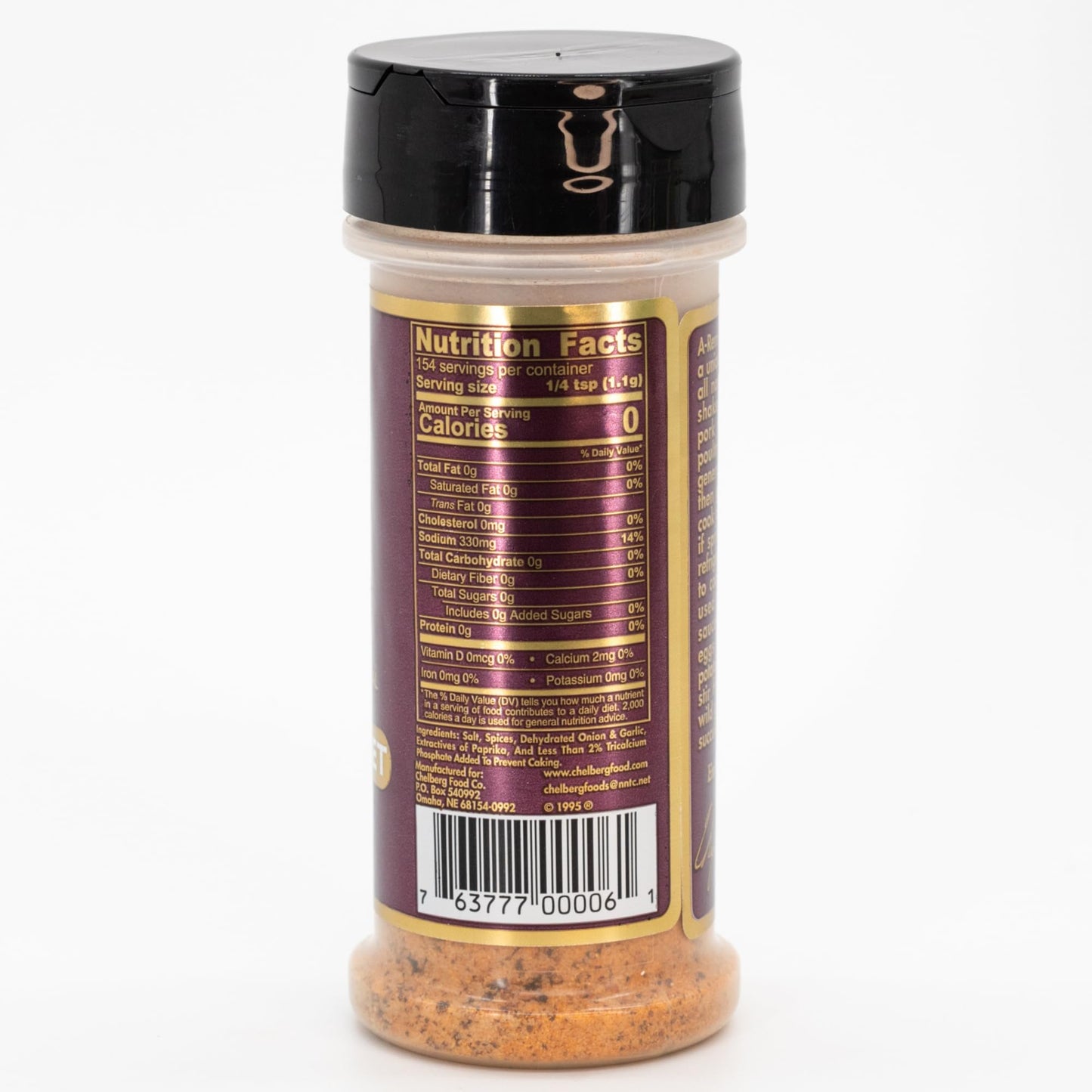 A-Rent-A-Chef All Natural "Chef's Secret" Seasoning 6 oz - Case of 12 - Made in the USA - Proudly Made in Omaha, Nebraska