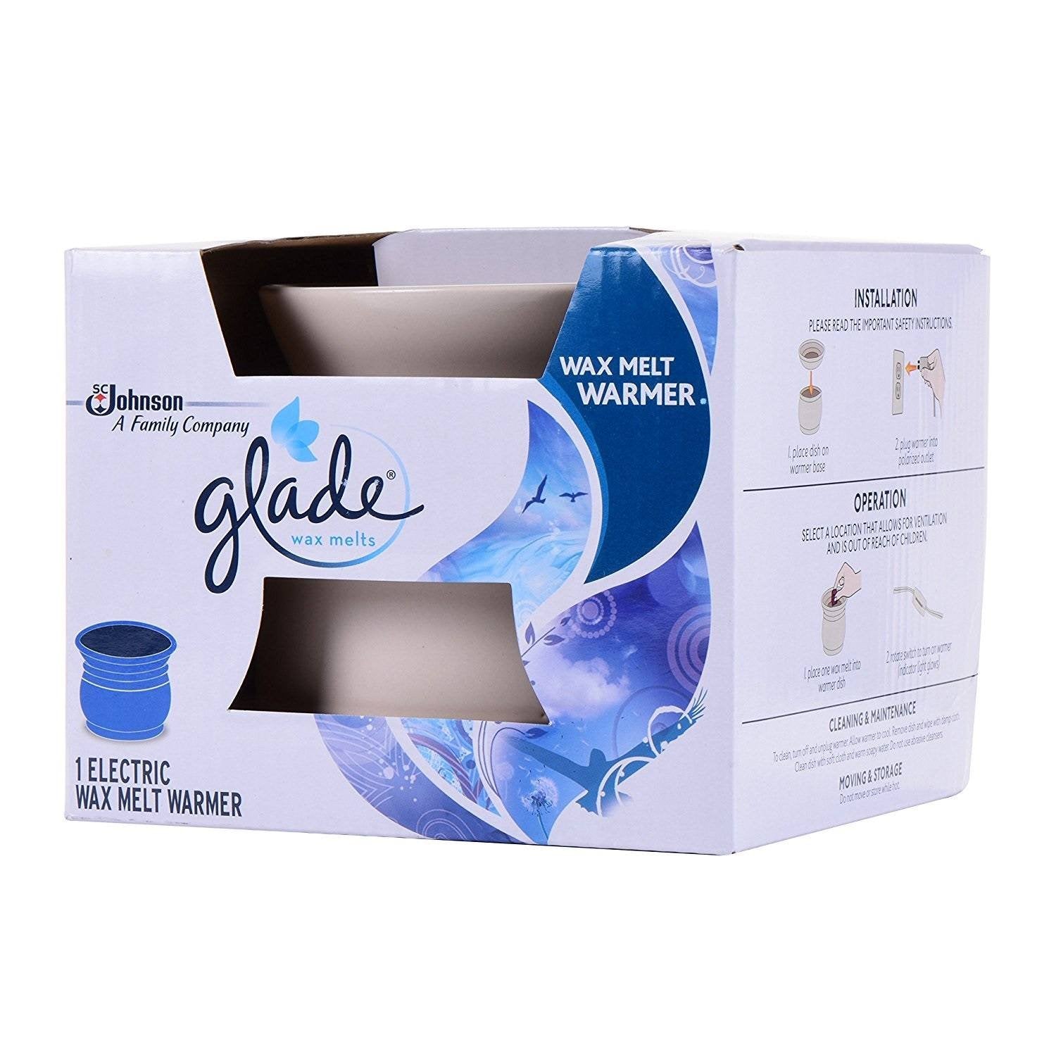 Glade Wax Melts Electric Warmer, 1 Count