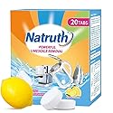 NATRUTH 20 Packs Powerful Limescale Removal,Efficient Water Bottle Cleaning Tablets,Odor-Free KETTLE & Coffee Cup Cleaner Tablets,Descaler for Coffee