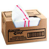 Chix 8250 Reusable Food Service Towels, Fabric, 13 1/2 x 24, White (Case of 150)