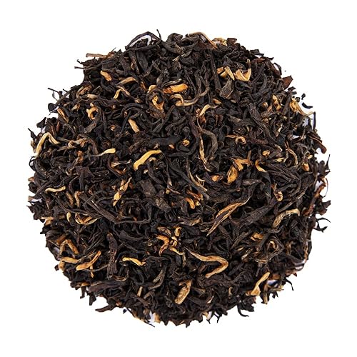 The Whistling Kettle Black Tea - Organic Energizing Caffeinated Black Tea - 4oz (76 servings) (Mokalbari East Assam)