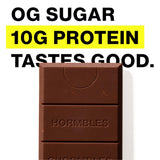 Hormbles Chormbles Protein Candy Bars, Classic Milk, 10g Protein, 0g Sugar, 150 Calories, Milk Chocolate Candy With Crunchy Pieces, Sugar Free Snacks