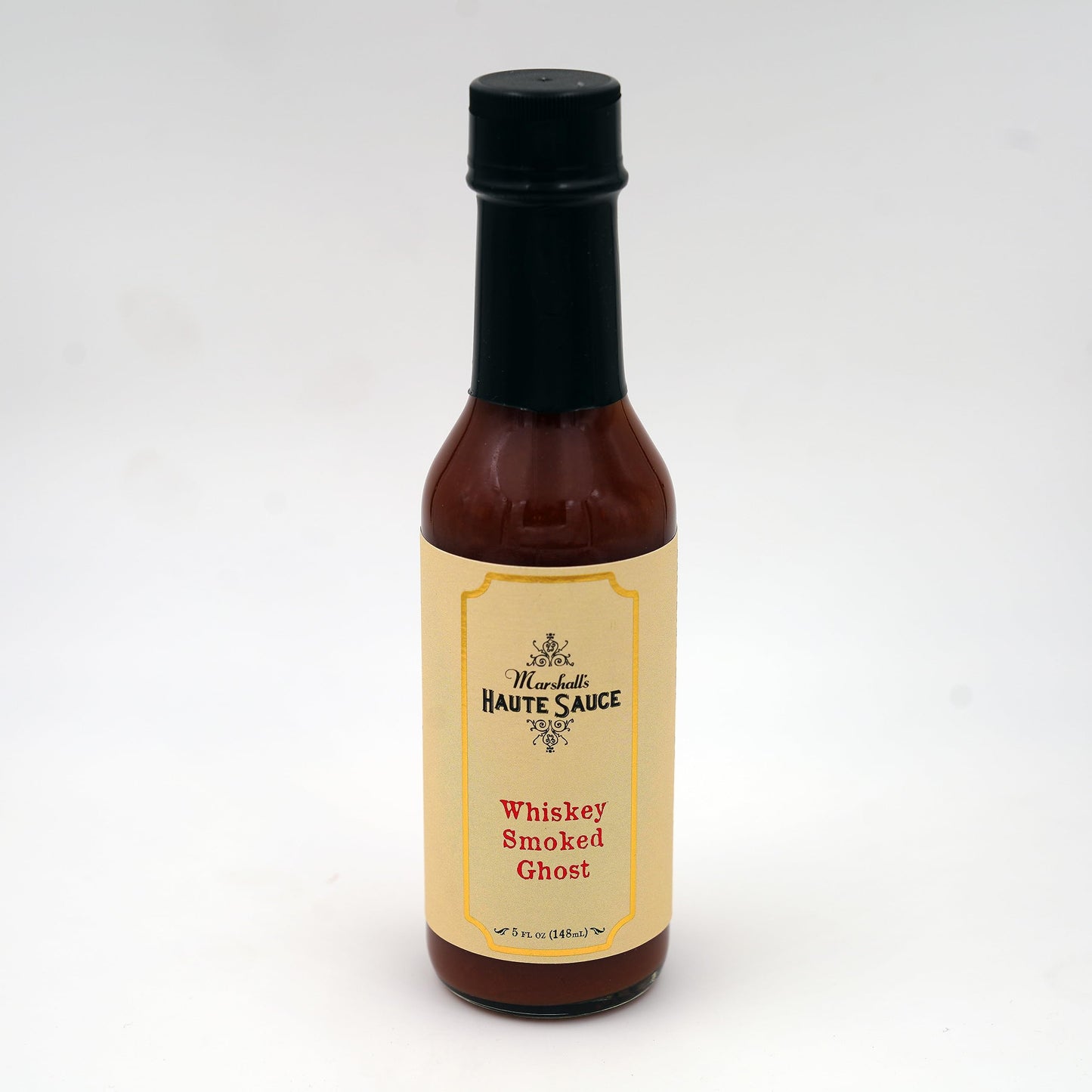 Whiskey Smoked Ghost Hot Sauce, 5 ounce - Marshall's Haute Sauce - Hot Ones Season 22 - Uncle Nearest Whiskey - Best Hot Sauce - Cooking Gifts for Men