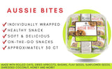Traditional Aussie Bites Individually Wrapped 27 Oz, Oatmeal snacks cookies, Healthy Oatmeal Bites with RON DEYMOND Card
